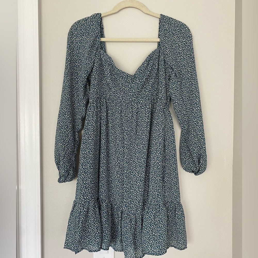 Abercrombie Long Sleeve Off The Shoulder Mini Dress